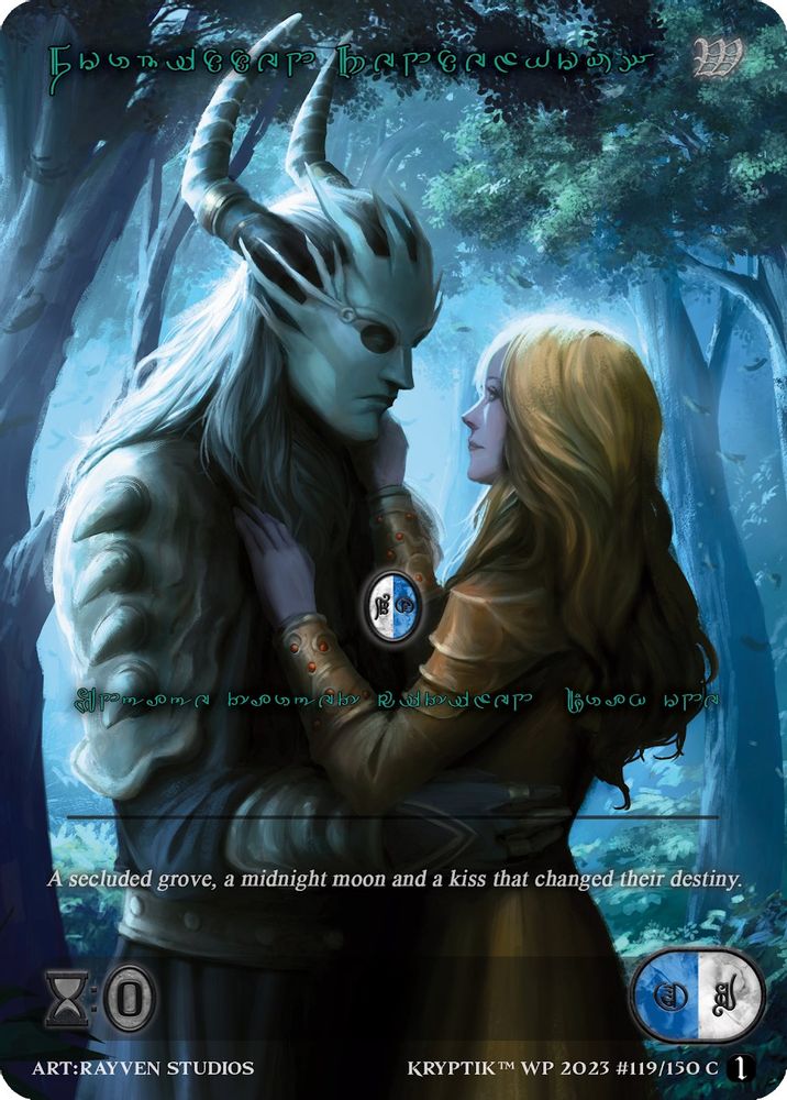 Forbidden Rendezvous (Green Kryptik Language), Standard, front
