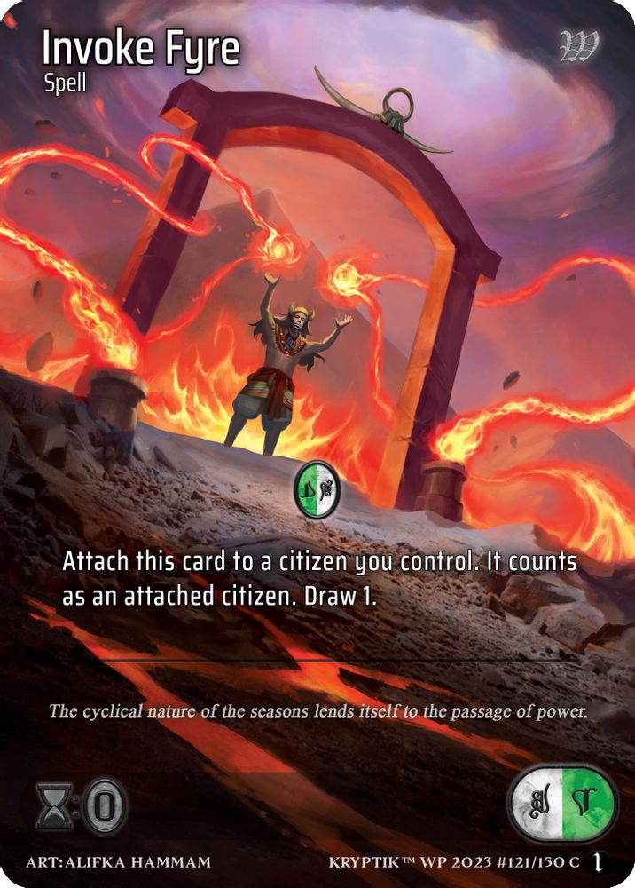Invoke Fyre, Standard, front