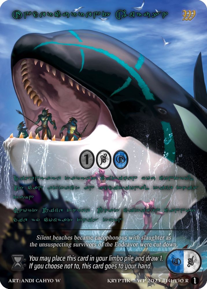 Undercurrent Ambush (Green Kryptik Language), Standard, front