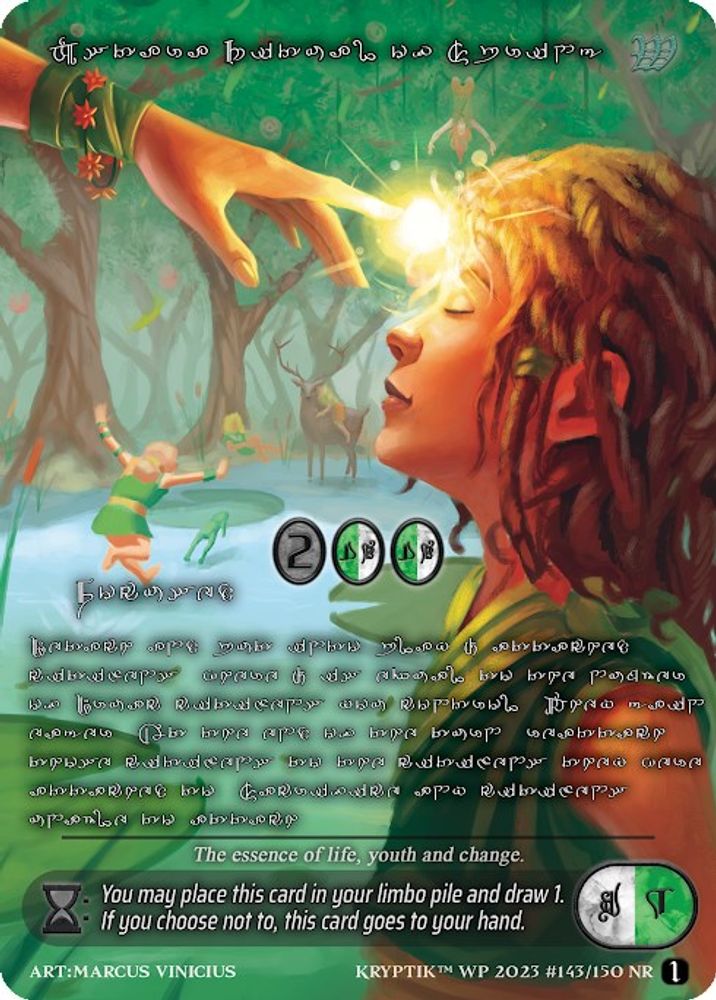 Ostara, Ritual of Spring (Silver Kryptik Language), Standard, front