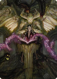 Demonic Tutor Art Card, Art Series: Commander Masters