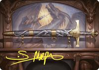 Ancestral Blade Art Card (Gold-Stamped Signature), Art Series: Commander Masters