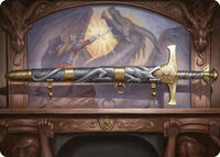 Ancestral Blade Art Card, Art Series: Commander Masters