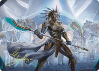 Kemba, Kha Regent Art Card (Gold-Stamped Signature), Art Series: Commander Masters
