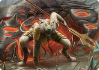 Sunspear Shikari Art Card, Art Series: Commander Masters