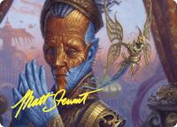 Padeem, Consul of Innovation Art Card (Gold-Stamped Signature), Art Series: Commander Masters