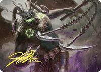 Archfiend of Despair Art Card (Gold-Stamped Signature), Art Series: Commander Masters