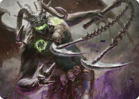 Archfiend of Despair Art Card, Art Series: Commander Masters