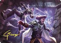 Grave Pact Art Card (Gold-Stamped Signature), Art Series: Commander Masters