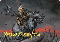 Godo, Bandit Warlord Art Card (Gold-Stamped Signature), Art Series: Commander Masters