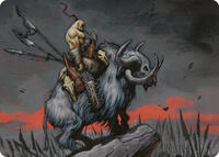 Godo, Bandit Warlord Art Card, Art Series: Commander Masters