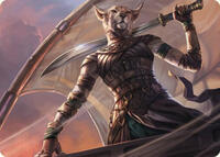 Mirri, Weatherlight Duelist Art Card, Art Series: Commander Masters