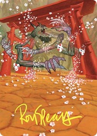 Path to Exile Art Card (Gold-Stamped Signature), Art Series: Commander Masters