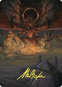 Dread Return Art Card (Gold-Stamped Signature), Art Series: Commander Masters
