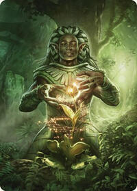 Elvish Mystic Art Card, Art Series: Commander Masters