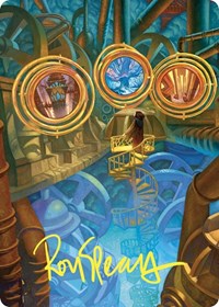 Extraplanar Lens Art Card (Gold-Stamped Signature), Art Series: Commander Masters