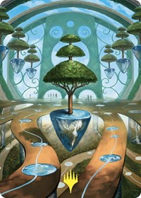 Rejuvenating Springs Art Card (Gold-Stamped), Art Series: Commander Masters