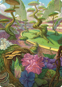Undergrowth Stadium Art Card, Art Series: Commander Masters