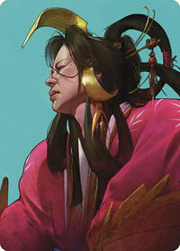 Azami, Lady of Scrolls Art Card, Art Series: Commander Masters
