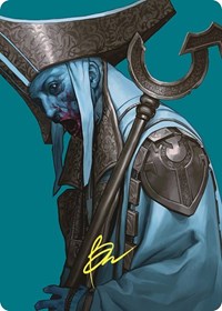 Mikaeus, the Unhallowed Art Card (Gold-Stamped Signature), Art Series: Commander Masters