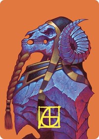 Neheb, the Eternal Art Card (Gold-Stamped Signature), Art Series: Commander Masters