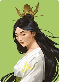 Azusa, Lost but Seeking Art Card (Gold-Stamped Signature), Art Series: Commander Masters
