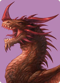 The Ur-Dragon Art Card, Art Series: Commander Masters