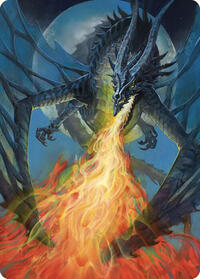 Balefire Dragon Art Card, Art Series: Commander Masters