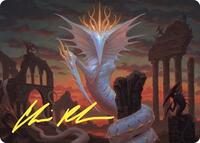 Sliver Gravemother Art Card (Gold-Stamped Signature), Art Series: Commander Masters