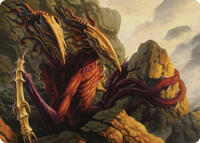 Two-Headed Sliver Art Card, Art Series: Commander Masters