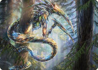 Gemhide Sliver Art Card, Art Series: Commander Masters