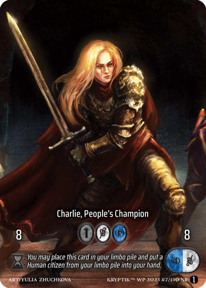 Charlie, People's Champion (Box Topper), Standard, front