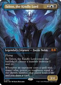 Talion, the Kindly Lord (Borderless), Wilds of Eldraine