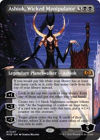 Ashiok, Wicked Manipulator (Borderless), Wilds of Eldraine