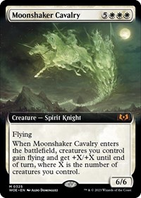 Moonshaker Cavalry (Extended Art), Wilds of Eldraine
