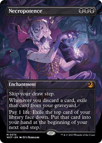 Necropotence (Anime Borderless), Wilds of Eldraine: Enchanting Tales