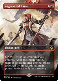 Aggravated Assault (Anime Borderless), Wilds of Eldraine: Enchanting Tales