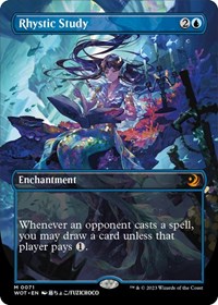 Rhystic Study (Anime Borderless), Wilds of Eldraine: Enchanting Tales