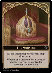 The Monarch // Spider Double-Sided Token, Commander Masters