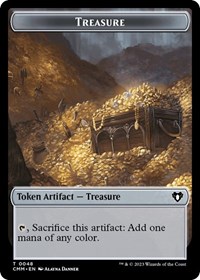 Treasure // Kor Soldier Double-Sided Token, Commander Masters