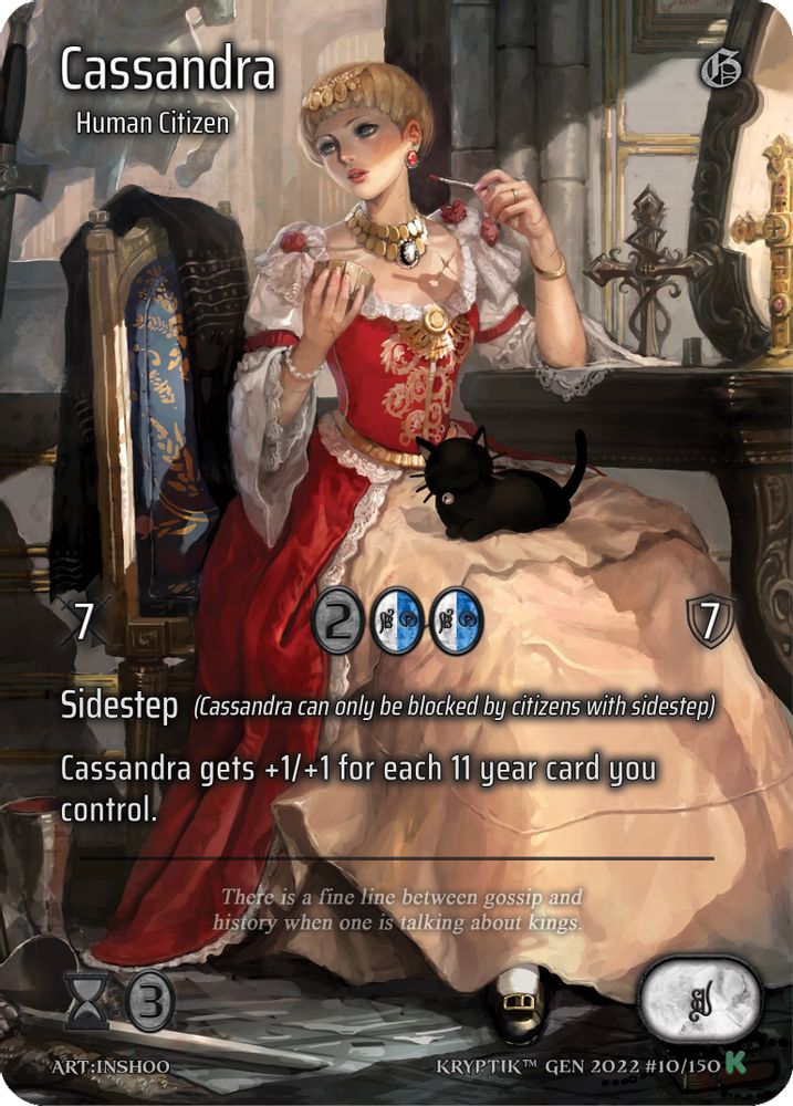 Cassandra (Full Art), Standard, front