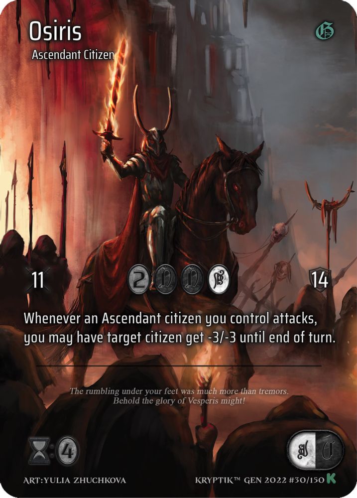 Osiris (Full Art), Standard, front