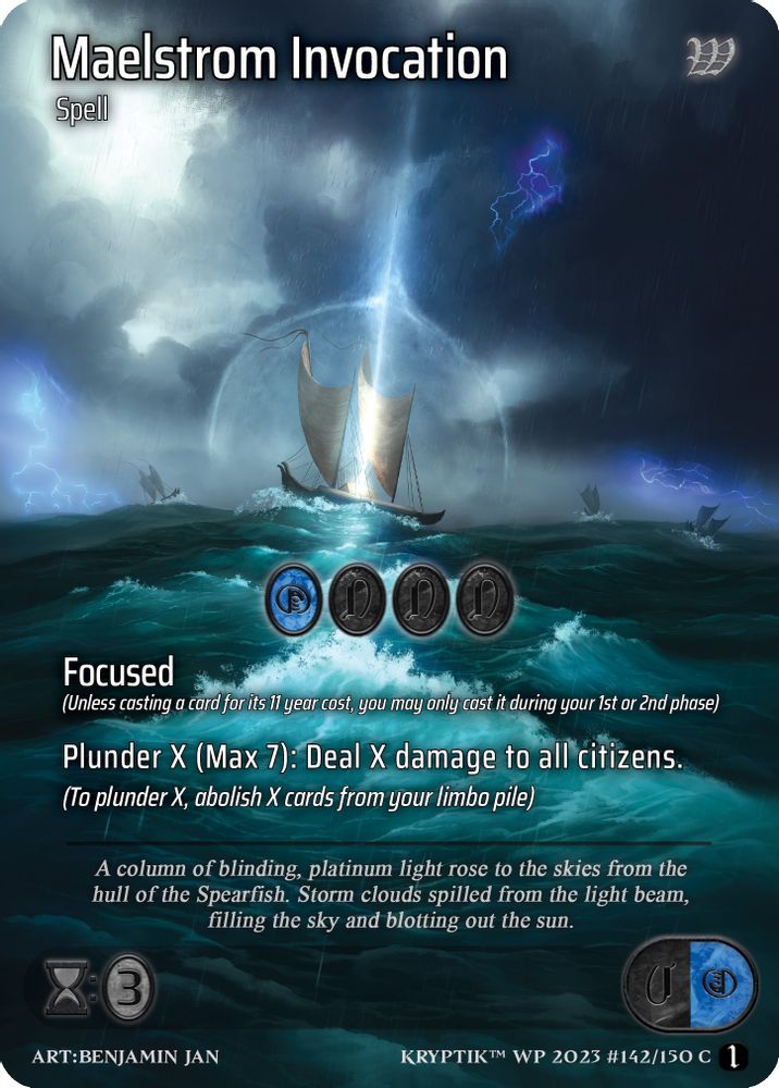 Maelstrom Invocation (Cosmo Foil), Standard, front