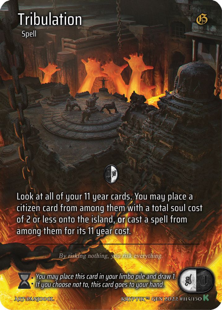 Tribulation (Full Art), Standard, front