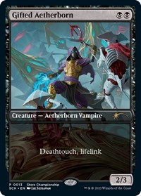 Gifted Aetherborn, Game Day & Store Championship Promos