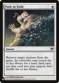 Path to Exile (CON), The List Reprints