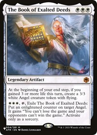 The Book of Exalted Deeds, The List Reprints
