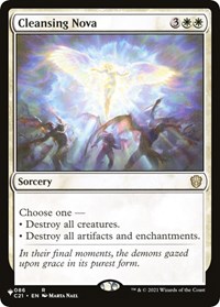 Cleansing Nova, The List Reprints