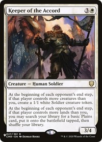 Keeper of the Accord, The List Reprints