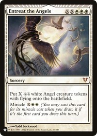 Entreat the Angels (AVR), The List Reprints